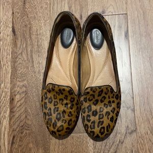 Women’s Leather Fur Leopard Clark’s